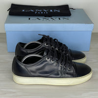 Lanvin Sneakers, 'Leather Black' Leather Toe (39)