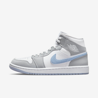 Nike Sneakers, Jordan 1 Mid ‘Wolf Grey Aluminum’ (W)