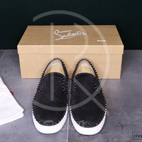 Christian Louboutin 'Black Suede' Pik Boat (43) 🤪