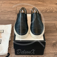 Gucci Black 'Signature' Slip-On (43) 🐿