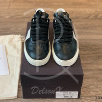 Valentino 'Flycrew' Black Leather (40) 🌤