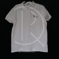 Moncler 'White Manica Corta' Maglia Polo (L) 😎