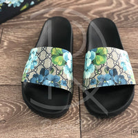 Gucci 'Blue Bloom' Flip Flops (G11 / EU 45) ☀️