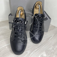 Giuseppe Zanotti Frankie 'All Black' Low Croc Zipped (41.5)