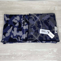 Lanvin Unisex 'Grå Camouflage' Uld Halstørklæde (One Size) ❄️