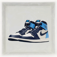 Nike Sneakers, Air Jordan 1 Retro High 'Obsidian UNC' 🕯