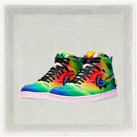 Nike Sneakers, Air Jordan 1 Retro High ‘J. Balvin’ 🌈