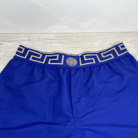 Versace Badeshorts, Boxer Lungo Mare Uomo 'Greca Border' Herre Badeshorts (Small)