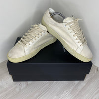Saint Laurent Sneakers, 'Beige' Court Classic Distressed Herre (42) 🙀