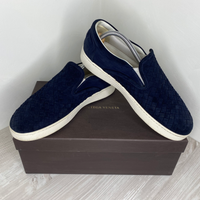 Bottega Veneta Dodger 'Dark Navy' Herre Slip Ons (41) 🧢