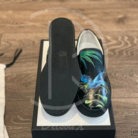Gucci 'Shanghai St. Tropical Jungle Bird Print' Slip Ons (42) 🤯