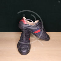 Gucci Ace 'Black Leather' Bee (43) 🐝