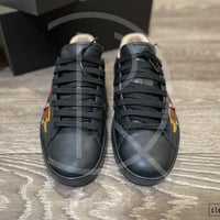 Gucci Ace 'Flames' Black Leather (41.5) ⚡️