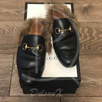 Gucci "Princetown" Fur Loafers (G7 / EU 41) 👟