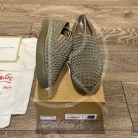 Christian Louboutin 'Poivre Vert Mat' Roller Boat (43.5) 🎢