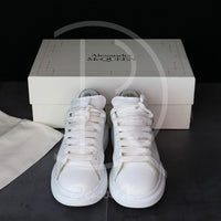 (RESERVERET) Alexander McQueens 'White Leather w. Blue Suede' Oversized (40.5) 🦋