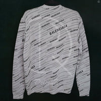 Balenciaga Logo Sweater ‘Grey’ (S) 🦭