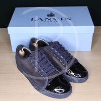 Lanvin 'Navy on Black' Lak Toe (40) 👨🏽✈️