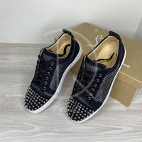 Christian Louboutin 'Black/Silver' Junior Spikes Orlato Flat (41.5) ♥️