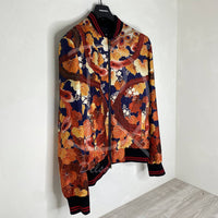 DSQUARED2 Silk Flower Herre Bomber Jakke (50) 🪓