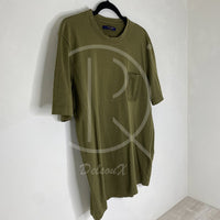 Louis Vuitton 'Damier P' Army Green Herre T-Shirt (XL) 🫒