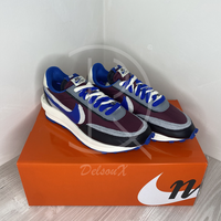 Nike Waffle LD X Sacai x Undercover 'Night Maroon Team Royal' (43) 🚎