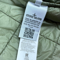 Stone Island Vest, Herre 'Gron' Garment Dyed (M)