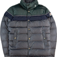 Moncler VinterJakke, Herre 'Grøn / Navy Blå / Grå' Goya (M0 / XX-Small)