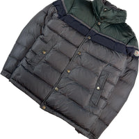 Moncler VinterJakke, Herre 'Grøn / Navy Blå / Grå' Goya (M0 / XX-Small)