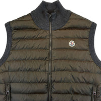 Moncler Vest, Herre 'Army Grøn' Gilet (Medium)