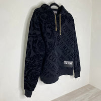 Versace Jeans Couture Hoodie, 'Two Side' Velour Herre Hættetrøje (M) 🕶
