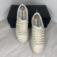 Saint Laurent Sneakers, 'Beige' Court Classic Distressed Herre (42) 🙀