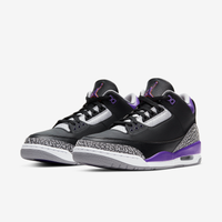 Nike Sneakers, Jordan 3 Retro ‘Black Court Purple’