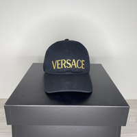 Versace Cap, Unisex Sort Embroidered Logo Cap (Medium)