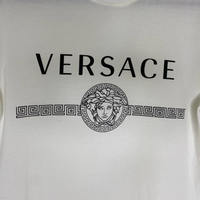 Versace 'Medusa Head' Hvid Herre T-Shirt (S) 🫡