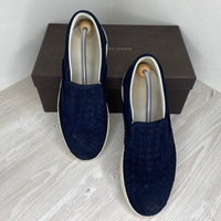 Bottega Veneta Dodger 'Dark Navy' Herre Slip Ons (41) 🧢