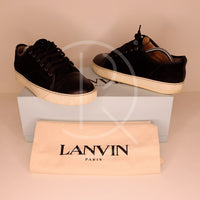 Lanvin 'Black Suede' Mat Toe (41) 🌻
