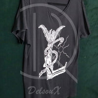 Saint Laurent T-shirt ‘Malibu’ Black (M) 🏝