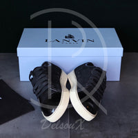 Lanvin 'Black Suede' Lak Toe (39) 👟