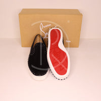 Christian Louboutin 'Black Suede' Pik Boat (44.5) 🎱