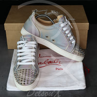 Christian Louboutin 'Multi Silver' Junior Spikes (41) 🪙