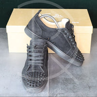 Christian Louboutin ’Black Suede’ Junior Spikes (40) 🕷