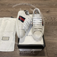 Gucci Ace Classic 'White Leather' (44.5) ✌🏽