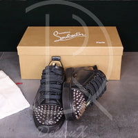 Christian Louboutin 'Gun Metal' Junior Spikes (41) ♠️