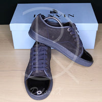 Lanvin 'Navy on Black' Lak Toe (40) 👨🏽✈️