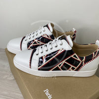 Christian Louboutin 'Louis Junior Orlato' sneakers in leather with logo print (42.5) 🥶