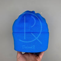 Givenchy 'Ripped Blå Logo' Uld Hue Unisex (One Size) 🥶