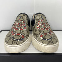Gucci Herrre 'Kingsnake' GG Print Supreme Slip-Ons Sneaker (41.5) 🦍
