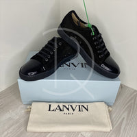 Lanvin 'All Black Suede' Croc Mat Toe (42) 🐊