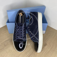 Lanvin Sneakers, 'Navy Suede' Lak Toe (44) 🥳